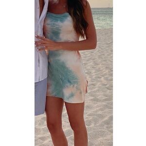 Tie Dye Mini Dress